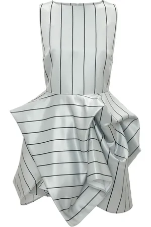 J.W.Anderson Gestreiftes Minikleid mit Schößchen