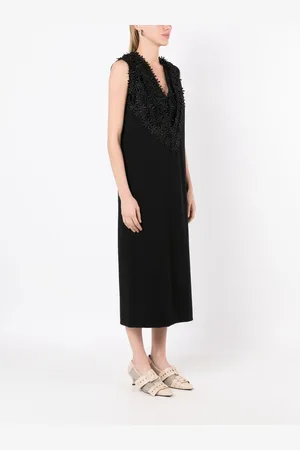 Gloria Coelho Midikleid mit Blumenmuster