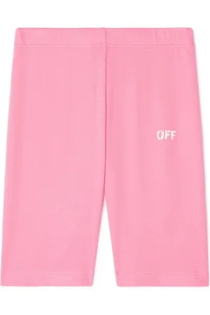 OFF-WHITE Gerippte Shorts mit Off Stamp-Print