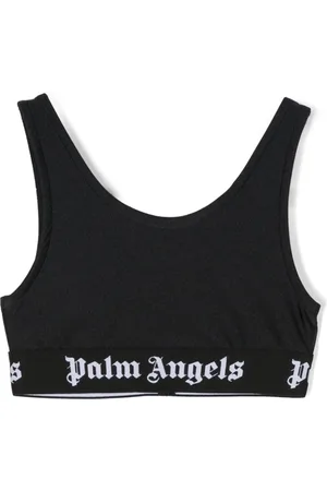 Palm Angels Cropped-Top mit Logo-Bund