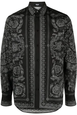 VERSACE Hemd mit Barocco-Print