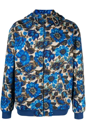 Moschino Kapuzenjacke mit Blumen-Print