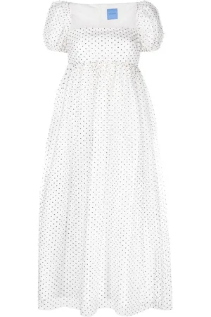 Macgraw Midikleid mit Mikro-Punkten