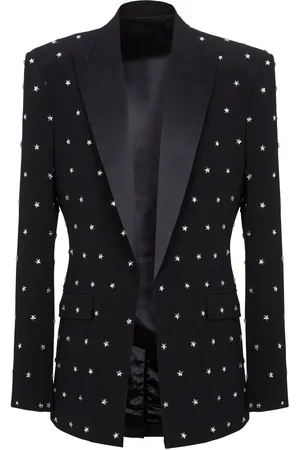 Balmain Sakko mit Stern-Stickerei