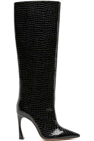 ALEXANDRE BIRMAN Kyra Stiefel mit Kroko-Prägung 100mm