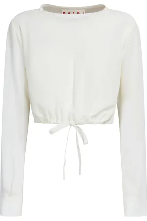Marni Cropped-Bluse aus Seide