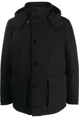 FAY Gefütterte Jacke mit lockerer Kapuze