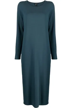 Eileen Fisher Shiftkleid mit rundem Ausschnitt