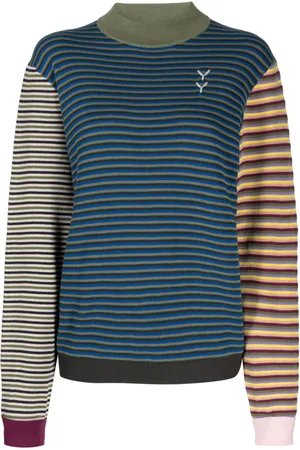 YANYAN KNITS Pullover in Colour-Block-Optik