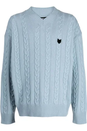 SONGZIO Panther Pullover mit Zopfmuster