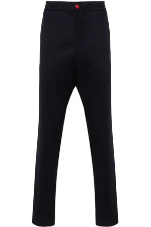 Kiton Tapered-Hose mit Logo-Patch