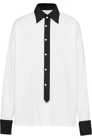 Prada Hemd im Deconstructed-Look