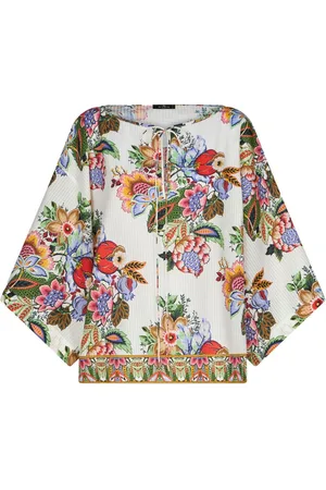 Etro Drapierte Bluse mit Print