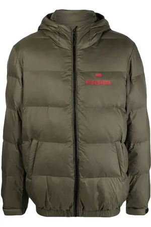 HIDE&JACK Gefütterte Kapuzenjacke mit Logo-Stickerei