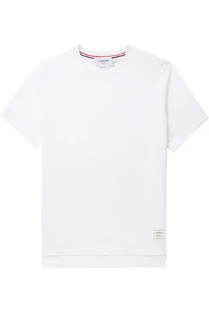 Thom Browne Jersey-T-Shirt mit seitlichem Schlitz
