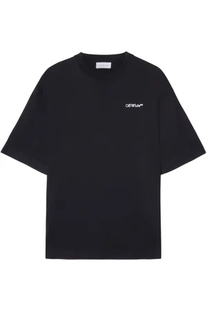 OFF-WHITE T-Shirt mit Tattoo Arrow-Stickerei