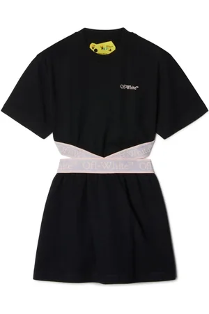 OFF-WHITE Bookish Kleid mit Logo-Bund