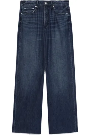 RAG&BONE Featherweight Logan Wide-Leg-Jeans