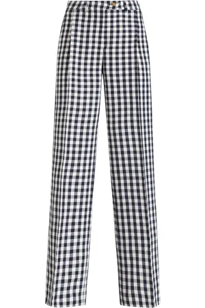 Etro Gerade Hose mit Vichykaro