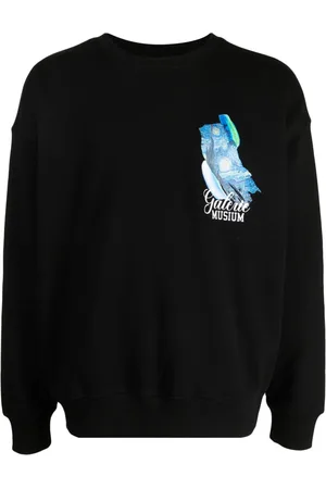 Musium Div. Sweatshirt mit Malerei-Print