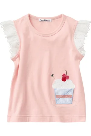 Familiar T-Shirt mit Cupcake-Patch