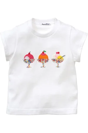 Familiar T-Shirt mit Stickerei