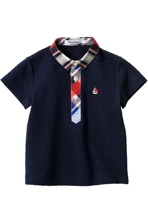Familiar Poloshirt mit Kontrastkragen
