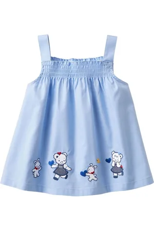 Familiar Kleid mit Stickerei