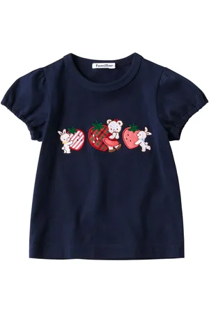 Familiar T-Shirt mit Stickerei