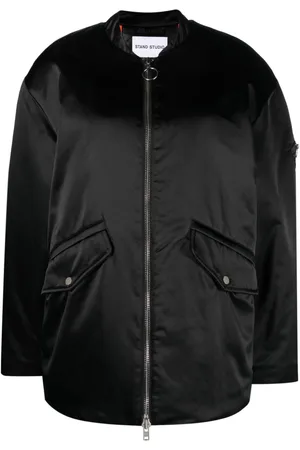 Stand Studio Prim Satin-Bomberjacke