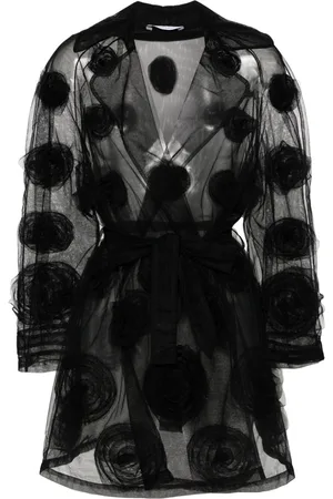 Viktor & Rolf Blazer aus Tüll mit Blumenapplikation