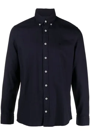 Hackett Hemd mit Logo-Stickerei