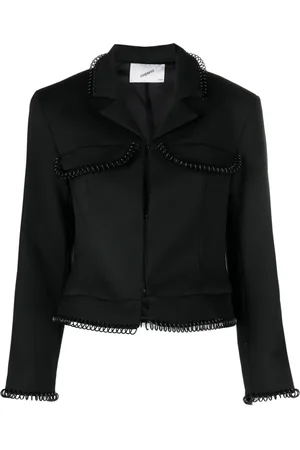 COPERNI Klassische Cropped-Jacke mit Spiralendetail