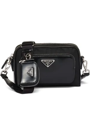 Prada Bandolera Kuriertasche mit Triangel-Logo