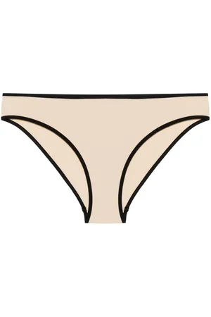 Totême Bikinihöschen mit gestreiften Abschlüssen