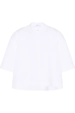 ROSETTA GETTY Cropped-Hemd aus Popeline