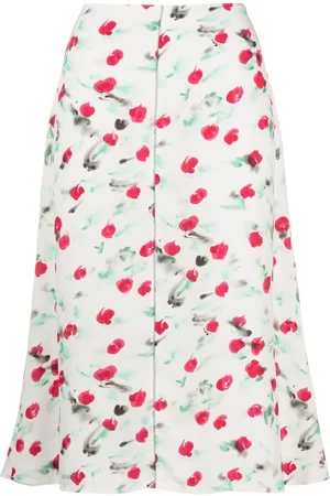 Marni Midirock mit Blumen-Print