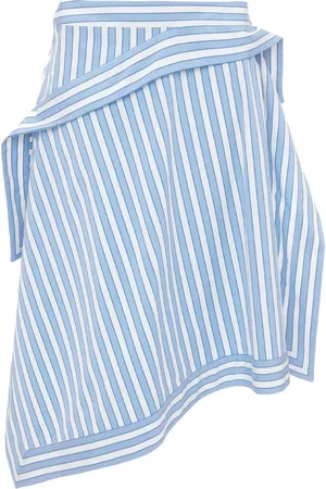 J.W.Anderson Asymmetrischer Midirock mit Streifen