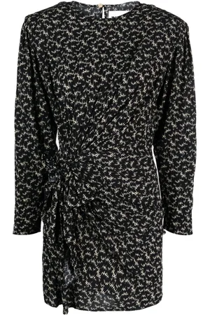 Marant Etoile Dulce Kleid mit abstraktem Print
