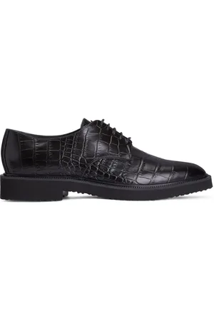 Giuseppe Zanotti Oxford-Schuhe mit Kroko-Optik