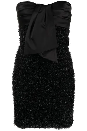 Balmain Tweed-Minikleid mit Schaldetail