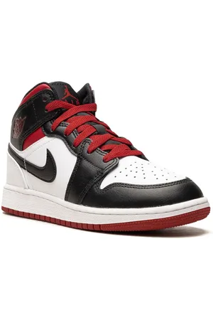 Jordan Air Jordan 1 Mid White Gym Red Sneakers