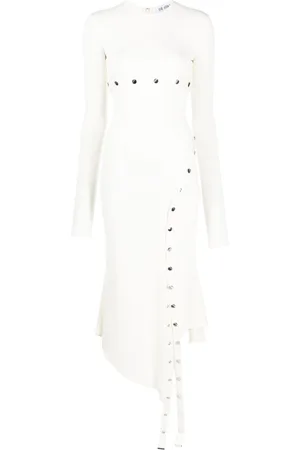 The Attico Midikleid mit langen Ärmeln
