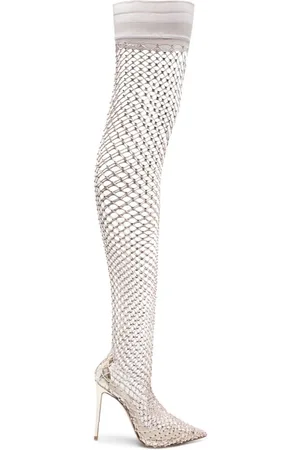 LE SILLA Gilda Stiefel mit Strass 120mm