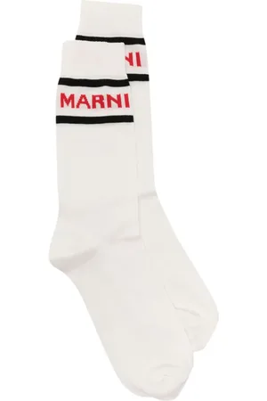 Marni Socken mit Intarsien-Logo