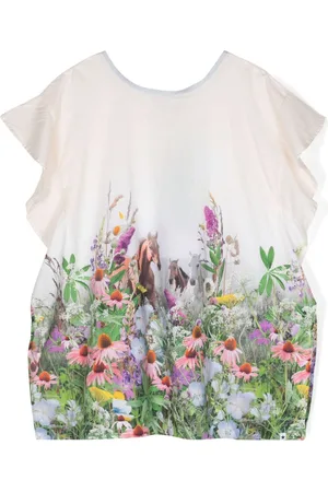 Molo Kleid aus Bio-Baumwolle mit Blumen-Print