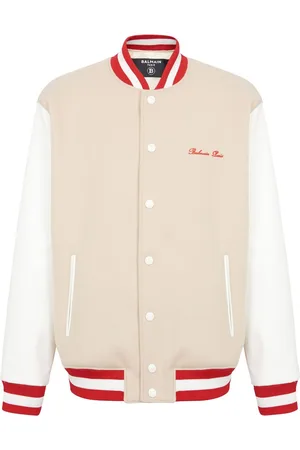 Balmain Collegejacke mit Signature-Stickerei