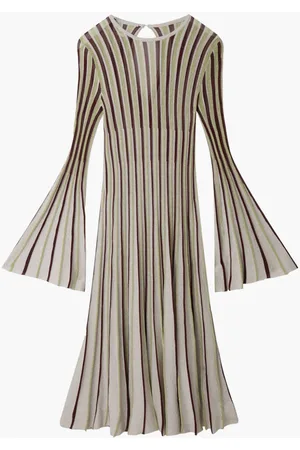 Stella McCartney Maxikleid mit Lurex-Detail