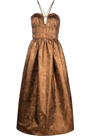 ULLA JOHNSON Seraphina Neckholder-Midikleid