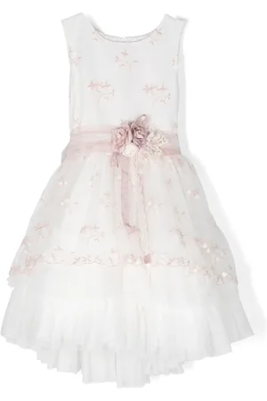 Mimilù Puffball-Minikleid mit Tüll im Layering-Look